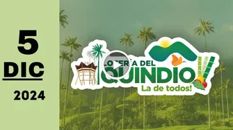 Resultado Lotería del Quindío: último sorteo del jueves 5 de diciembre de 2024