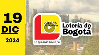 Resultado Lotería de Bogotá: último sorteo del jueves 19 de diciembre de 2024