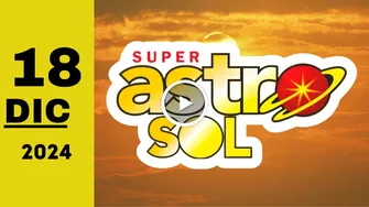 Chance Super Astro Sol: resultado último sorteo de hoy miércoles 18 de diciembre de 2024