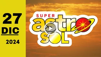 Resultado de Super Astro Sol chance de hoy viernes 27 de diciembre de 2024