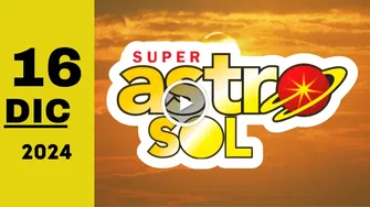 Resultado de Chance Super Astro Sol del lunes 16 de diciembre de 2024