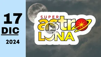 Resultado de Super Astro Luna del martes 17 de diciembre de 2024