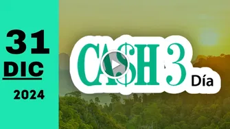 Resultado de Cash Three Día del martes 31 de diciembre de 2024