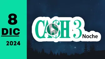 Resultado de Chance Cash Three Noche de hoy domingo 8 de diciembre de 2024