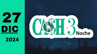 Resultado de Chance Cash Three Noche del viernes 27 de diciembre de 2024