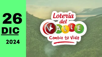 Lotería del Valle: resultado último sorteo de ayer jueves 26 de diciembre de 2024