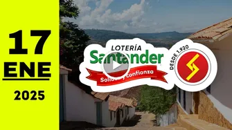 Resultado Lotería de Santander: último sorteo de ayer viernes 17 de enero de 2025