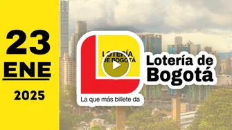 Lotería de Bogotá: resultado último sorteo de ayer jueves 23 de enero de 2025