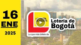 Resultado Lotería de Bogotá: último sorteo de hoy jueves 16 de enero de 2025