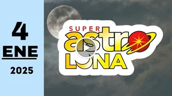 Resultado de Super Astro Luna chance de hoy sábado 4 de enero de 2025