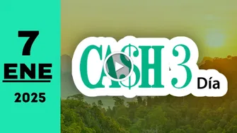 Cash Three Día: resultado último sorteo chance de hoy martes 7 de enero de 2025