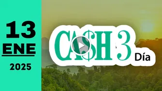 Resultado de Cash Three Día chance de hoy lunes 13 de enero de 2025