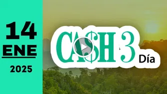 Cash Three Día: resultado último sorteo chance de hoy martes 14 de enero de 2025