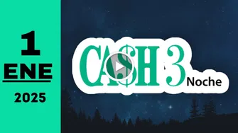 Cash Three Noche: resultado último sorteo de hoy miércoles 1 de enero de 2025