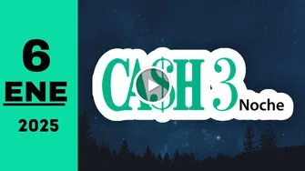 Chance Cash Three Noche: resultado último sorteo del lunes 6 de enero de 2025