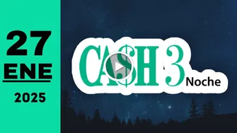 Resultado de Cash Three Noche chance del lunes 27 de enero de 2025