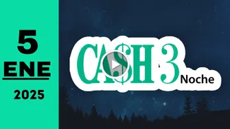 Resultado Chance Cash Three Noche: último sorteo del domingo 5 de enero de 2025