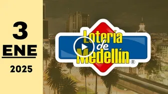 Lotería de Medellín: resultado último sorteo de ayer viernes 3 de enero de 2025