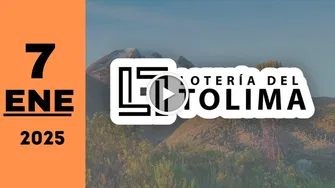 Resultado de Lotería del Tolima de ayer martes 7 de enero de 2025