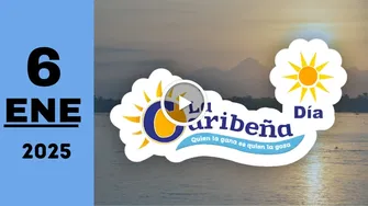 La Caribeña Día: resultado último sorteo de hoy lunes 6 de enero de 2025