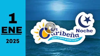 Resultado de La Caribeña Noche chance de hoy miércoles 1 de enero de 2025