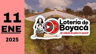 Lotería de Boyacá: resultado último sorteo de ayer sábado 11 de enero de 2025