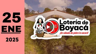 Lotería de Boyacá: resultado último sorteo del sábado 25 de enero de 2025