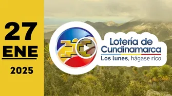 Lotería de Cundinamarca: resultado último sorteo de ayer lunes 27 de enero de 2025