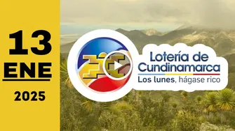 Resultado de Lotería de Cundinamarca del lunes 13 de enero de 2025