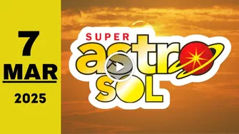 Super Astro Sol: resultado último sorteo de hoy viernes 7 de marzo de 2025