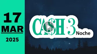 Chance Cash Three Noche: resultado último sorteo de hoy lunes 17 de marzo de 2025