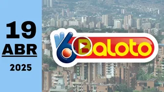 Baloto: resultado último sorteo de anoche sábado 19 de abril de 2025
