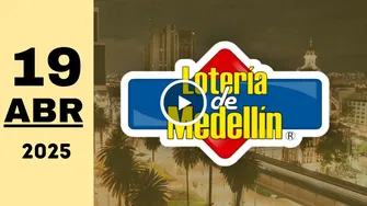 Resultado Lotería de Medellín: último sorteo del sábado 19 de abril de 2025