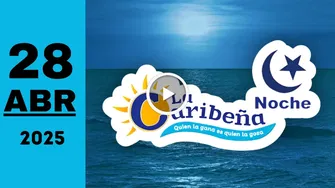 Chance La Caribeña Noche: resultado último sorteo de ayer lunes 28 de abril de 2025