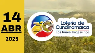Resultado de Lotería de Cundinamarca de anoche lunes 14 de abril de 2025