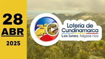 Resultado Lotería de Cundinamarca: último sorteo de anoche lunes 28 de abril de 2025