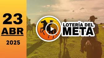 Resultado de Lotería del Meta de ayer miércoles 23 de abril de 2025