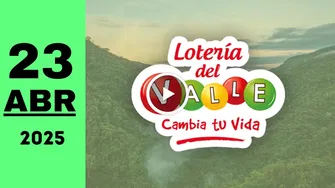 Resultado Lotería del Valle: último sorteo de hoy miércoles 23 de abril de 2025