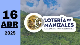 Resultado de Lotería de Manizales del miércoles 16 de abril de 2025