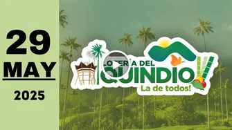 Lotería del Quindío: resultado último sorteo de ayer jueves 29 de mayo de 2025