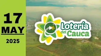 Lotería del Cauca: resultado último sorteo de hoy sábado 17 de mayo de 2025