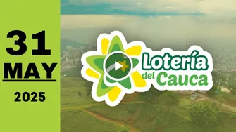 Resultado de Lotería del Cauca del sábado 31 de mayo de 2025