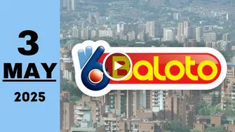 Resultado Baloto: último sorteo de ayer sábado 3 de mayo de 2025