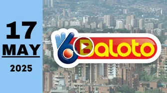 Resultado Baloto: último sorteo de anoche sábado 17 de mayo de 2025