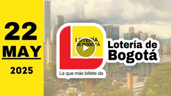 Resultado Lotería de Bogotá: último sorteo del jueves 22 de mayo de 2025