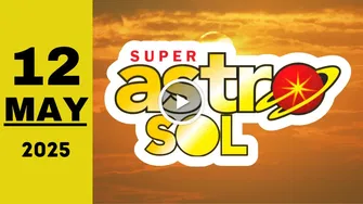 Super Astro Sol: resultado último sorteo de hoy lunes 12 de mayo de 2025