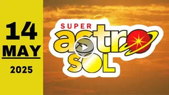 Resultado de Super Astro Sol del miércoles 14 de mayo de 2025