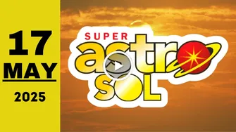 Chance Super Astro Sol: resultado último sorteo del sábado 17 de mayo de 2025