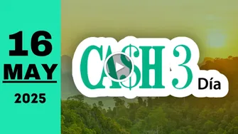 Resultado de Cash Three Día chance de hoy viernes 16 de mayo de 2025