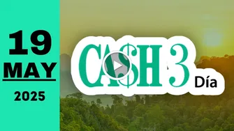 Cash Three Día: resultado último sorteo chance del lunes 19 de mayo de 2025